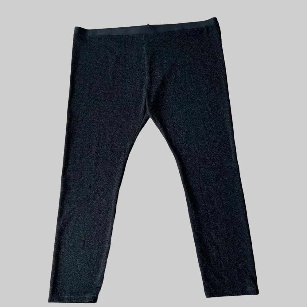 Gabrielle by Molly Bracken  Black Shimmer Skinny Pants
